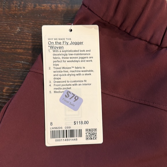 Lululemon On the Fly Jogger Woven - Picture 2 of 4